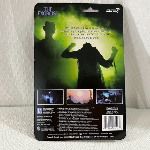 SUPER7 The Exorcist ReAction Regan MacNeil Figure 3.75" NEW - Picture 2 of 2